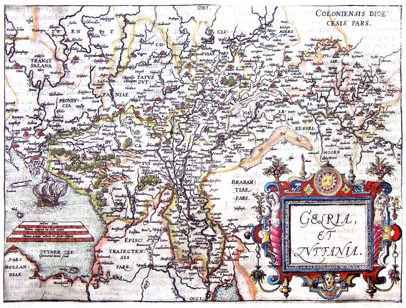 Gelderland en Zutfania 1581 Guiccardini